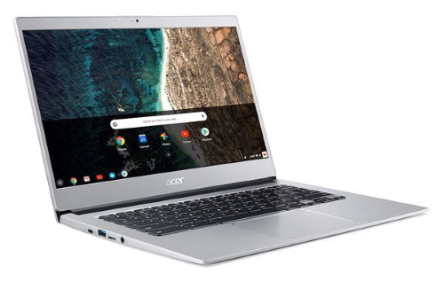 Acer Chromebook 514 CB514-1H-C8UH - Intel Celeron N3450 / 1.1 GHz - Chrome OS - HD Graphics 500 - 4 GB RAM - 64 GB eMMC - 14" IPS 1920 x 1080 (Full HD) - Wi-Fi 5 - argento puro - tast: italiana